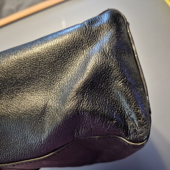 Kate Spade Black Leather Bow Purse - Picture 12 of 13